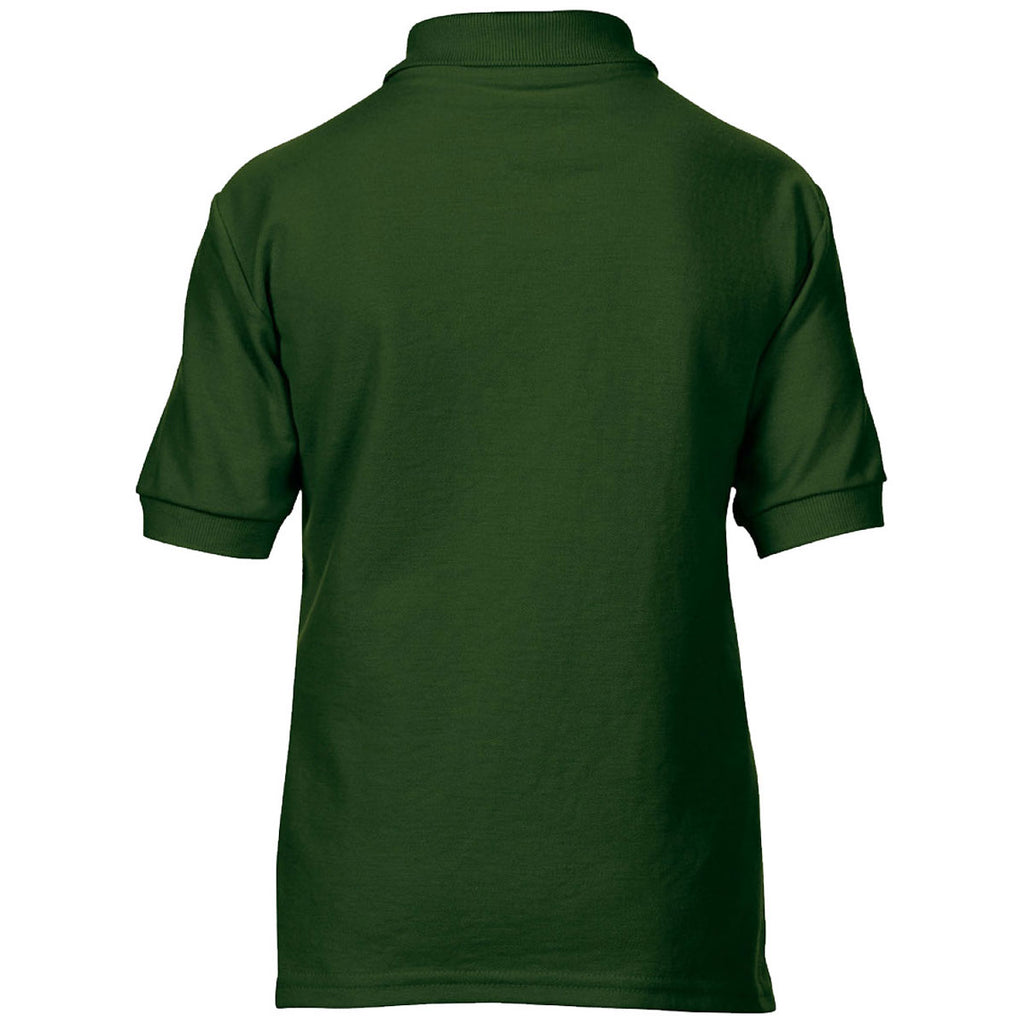 Gildan Youth Forest DryBlend Double Pique Polo Shirt