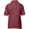 Gildan Youth Maroon DryBlend Double Pique Polo Shirt