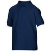 Gildan Youth Navy DryBlend Double Pique Polo Shirt