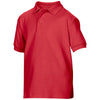 Gildan Youth Red DryBlend Double Pique Polo Shirt
