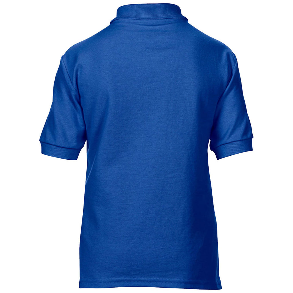 Gildan Youth Royal DryBlend Double Pique Polo Shirt