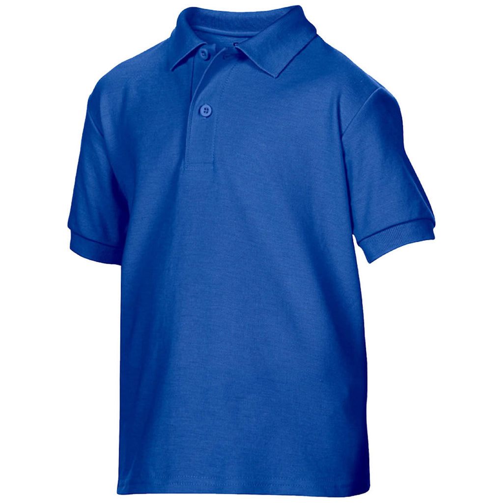 Gildan Youth Royal DryBlend Double Pique Polo Shirt