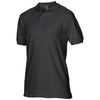 Gildan Men's Black Premium Cotton Double Pique Polo Shirt