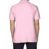 Gildan Men's Light Pink Premium Cotton Double Pique Polo Shirt