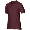 Gildan Men's Maroon Premium Cotton Double Pique Polo Shirt