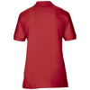 Gildan Men's Red Premium Cotton Double Pique Polo Shirt