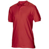 Gildan Men's Red Premium Cotton Double Pique Polo Shirt