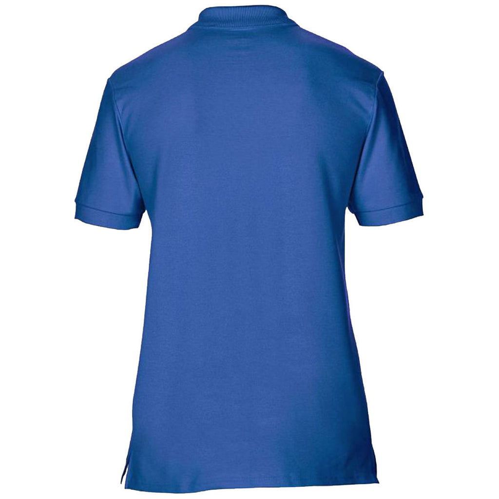 Gildan Men's Royal Premium Cotton Double Pique Polo Shirt