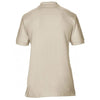 Gildan Men's Sand Premium Cotton Double Pique Polo Shirt