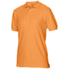 Gildan Men's Tangerine Premium Cotton Double Pique Polo Shirt