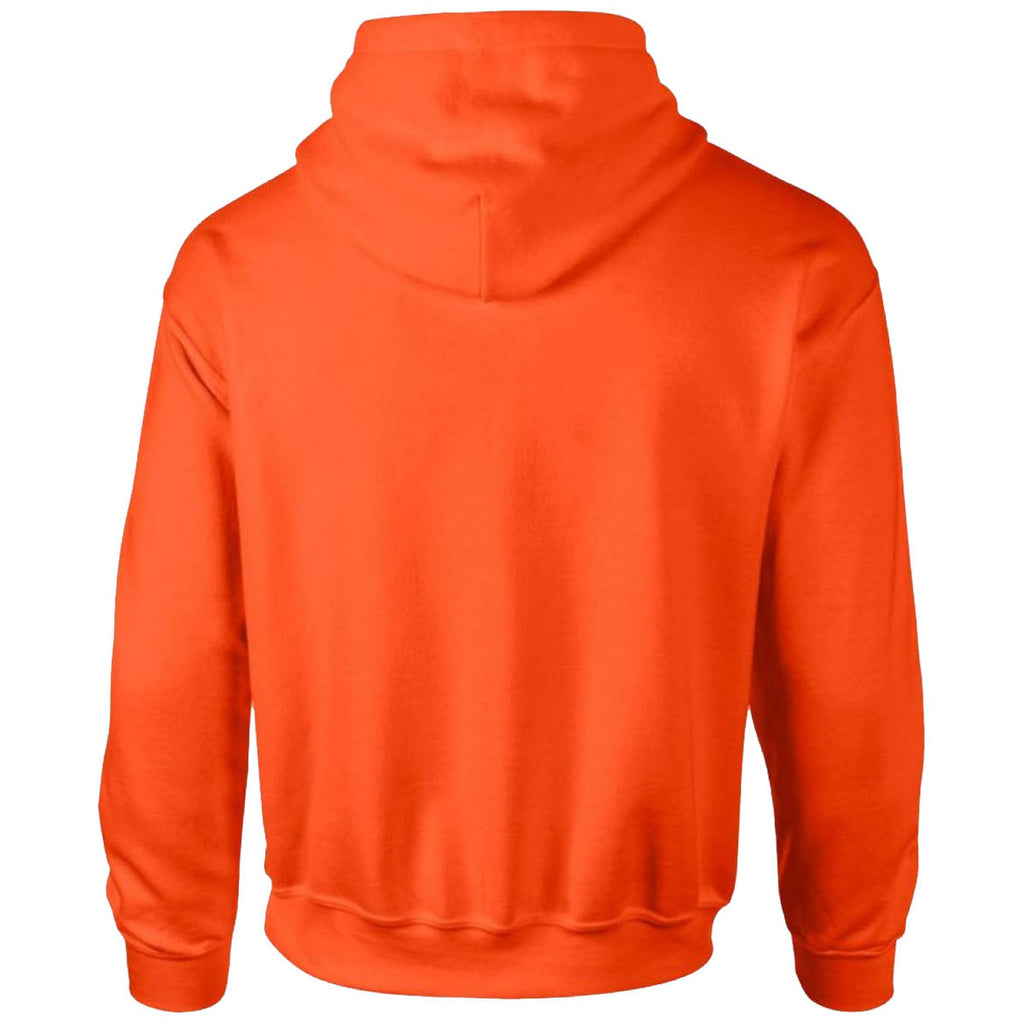 Gildan Men's Orange DryBlend Hooded Sweatshirt