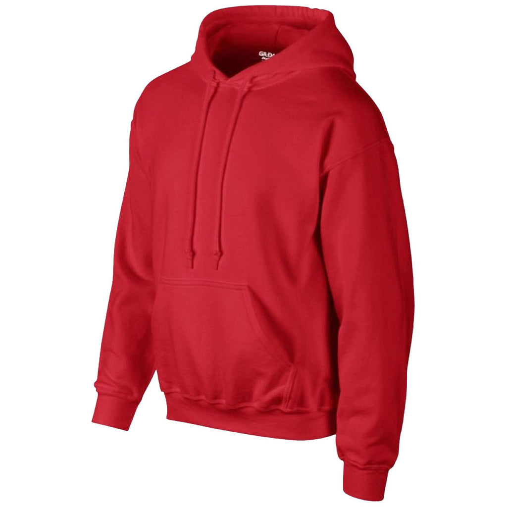 Gildan Men's Red DryBlend Hooded Sweatshirt