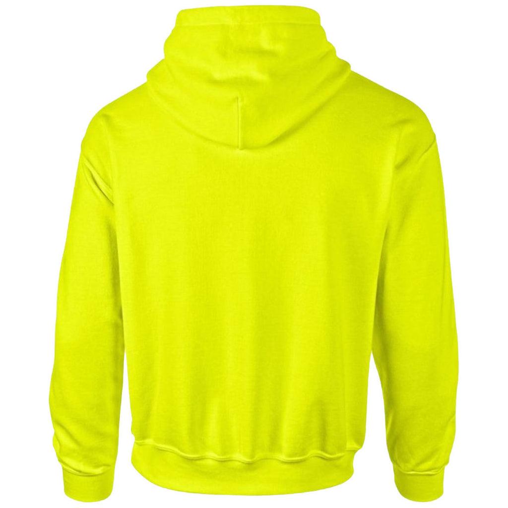 Gildan Men's Safety Green DryBlend Hooded Sweatshirt