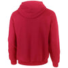 Gildan Men's Red/Sport Grey Heavy Blend Contrast Hooded Sweatshirt