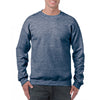 Gildan Men's Heather Sport Dark Navy Heavy Blend Sweatshirt