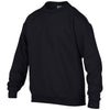 Gildan Youth Black Heavy Blend Drop Shoulder Sweatshirt