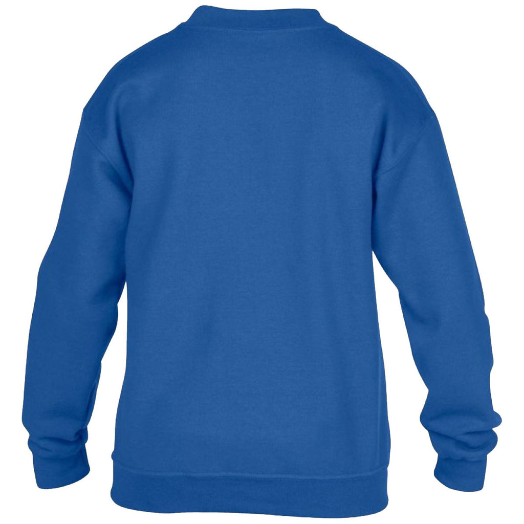 Gildan Youth Royal Heavy Blend Drop Shoulder Sweatshirt