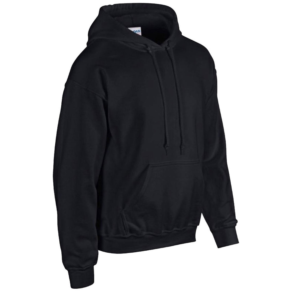 Gildan Men's Black Heavy Blend Hooded Sweatshirt