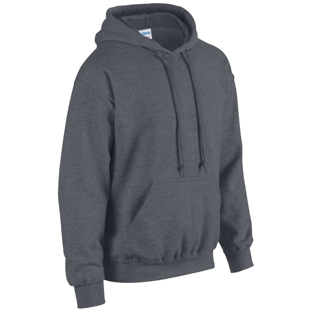 Gildan Men's Dark Heather Heavy Blend Hooded Sweatshirt