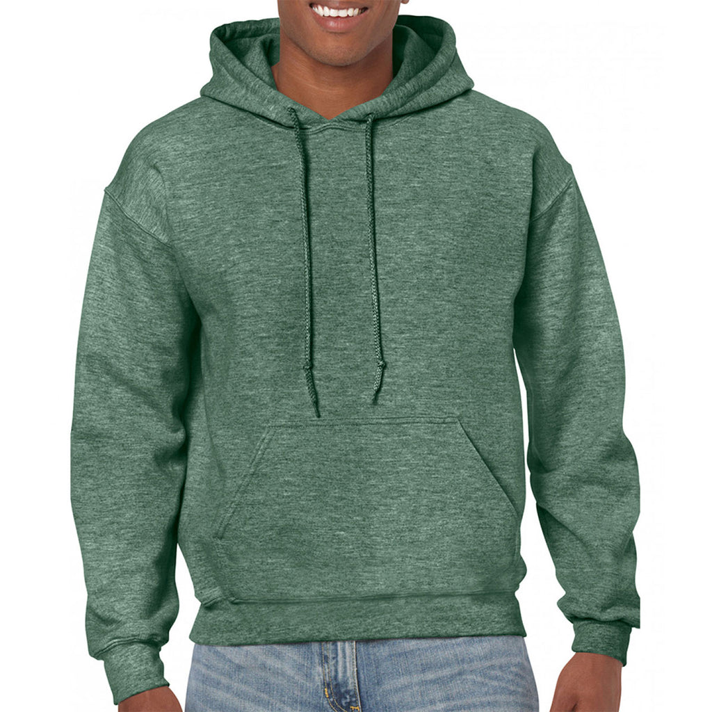 Gildan Men's Heather Sport Dark Green Heavy Blend Hooded Sweatshirt