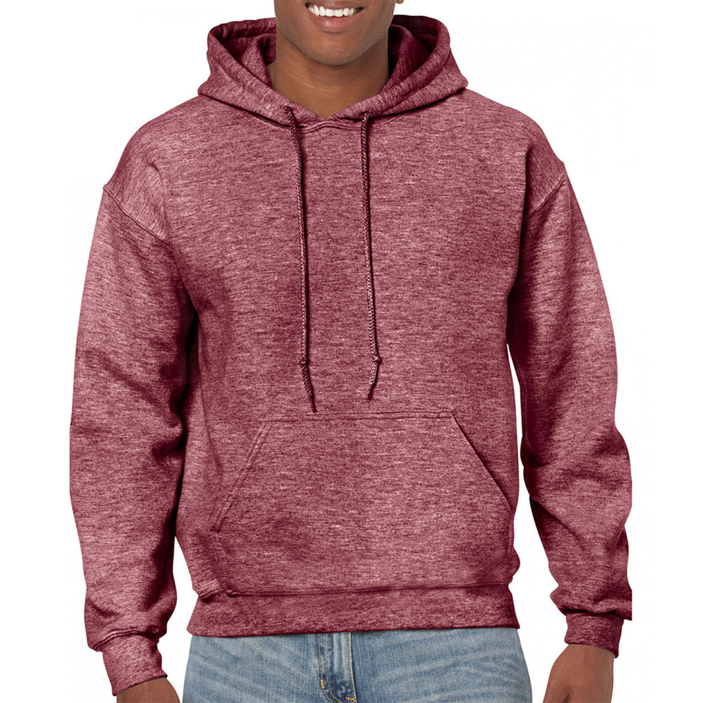 Gildan Men's Heather Sport Dark Maroon Heavy Blend Hooded Sweatshirt