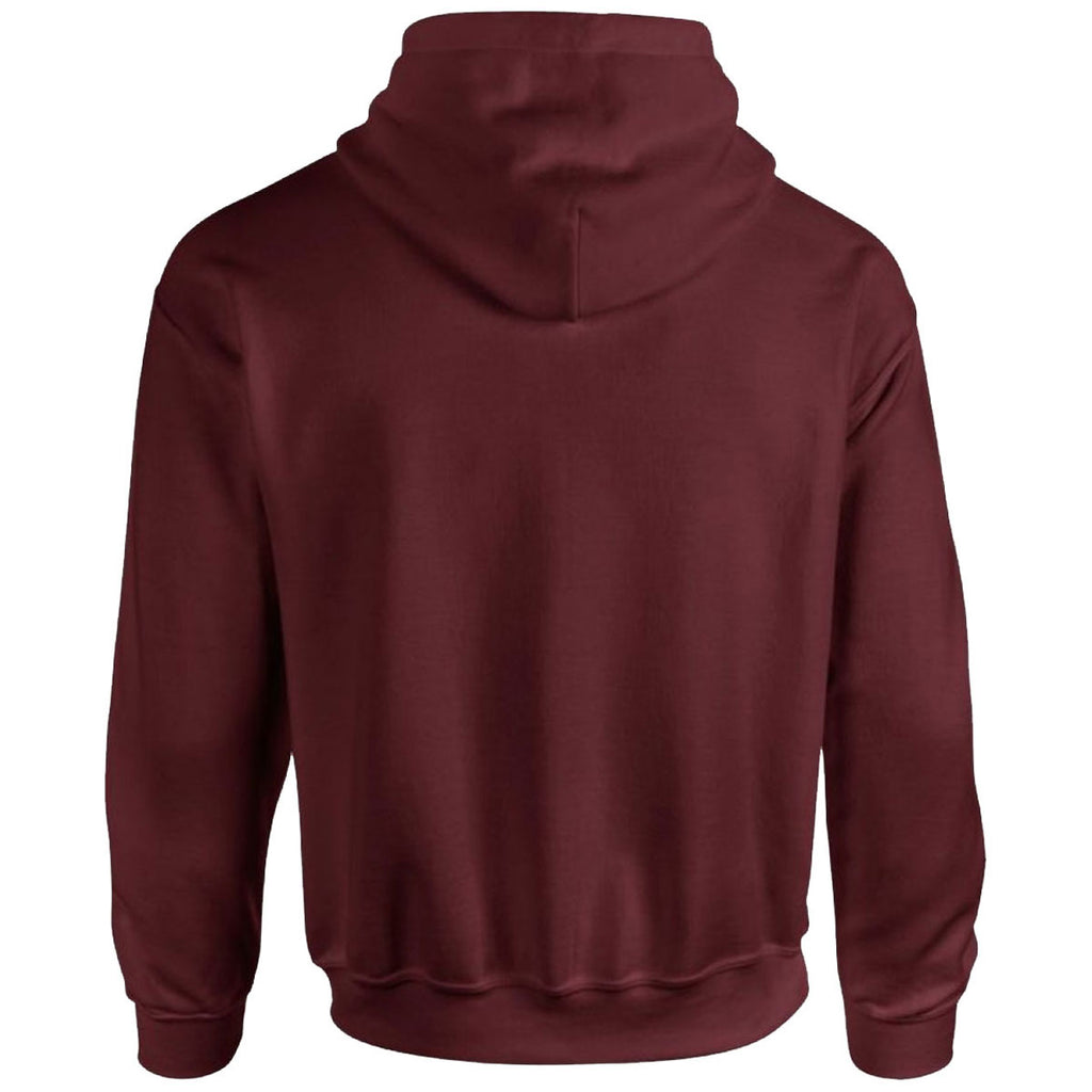 Gildan Men's Maroon Heavy Blend Hooded Sweatshirt