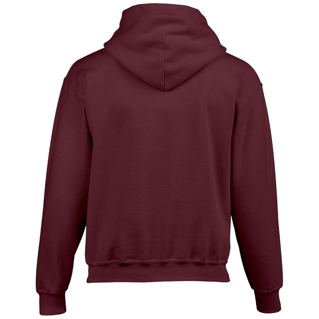 Gildan Youth Maroon Heavy Blend Hooded Sweatshirt