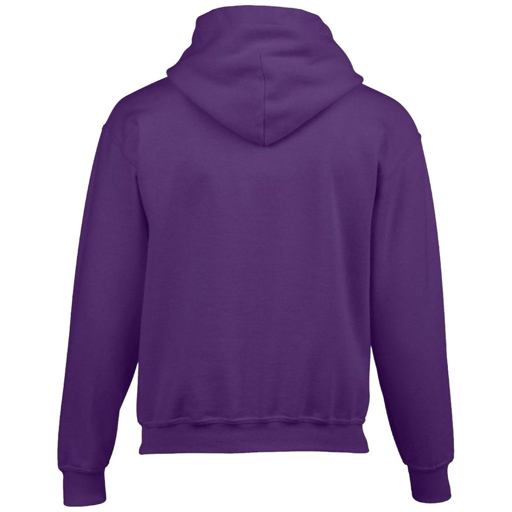 Gildan Youth Purple Heavy Blend Hooded Sweatshirt