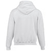 Gildan Youth White Heavy Blend Hooded Sweatshirt