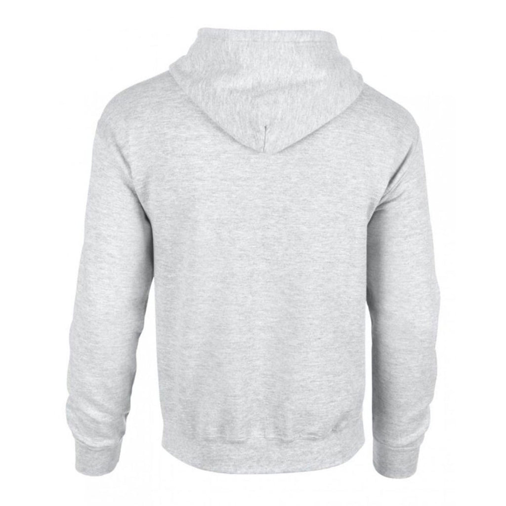 Gildan Men's Ash Heavy Blend Zip Hooded Sweatshirt