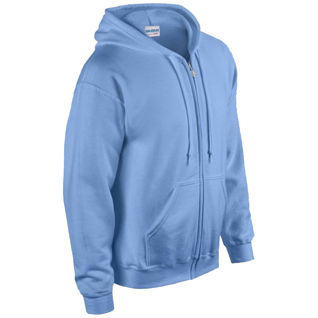 Gildan Men's Carolina Blue Heavy Blend Zip Hooded Sweatshirt