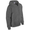 Gildan Men's Dark Heather Heavy Blend Zip Hooded Sweatshirt