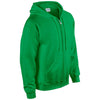Gildan Men's Irish Green Heavy Blend Zip Hooded Sweatshirt