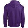 Gildan Men's Purple Heavy Blend Zip Hooded Sweatshirt