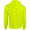 Gildan Men's Safety Green Heavy Blend Zip Hooded Sweatshirt