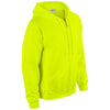 Gildan Men's Safety Green Heavy Blend Zip Hooded Sweatshirt