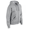 Gildan Men's Sport Grey Heavy Blend Zip Hooded Sweatshirt