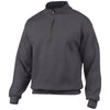 Gildan Men's Tweed Heavy Blend Vintage Zip Neck Sweatshirt