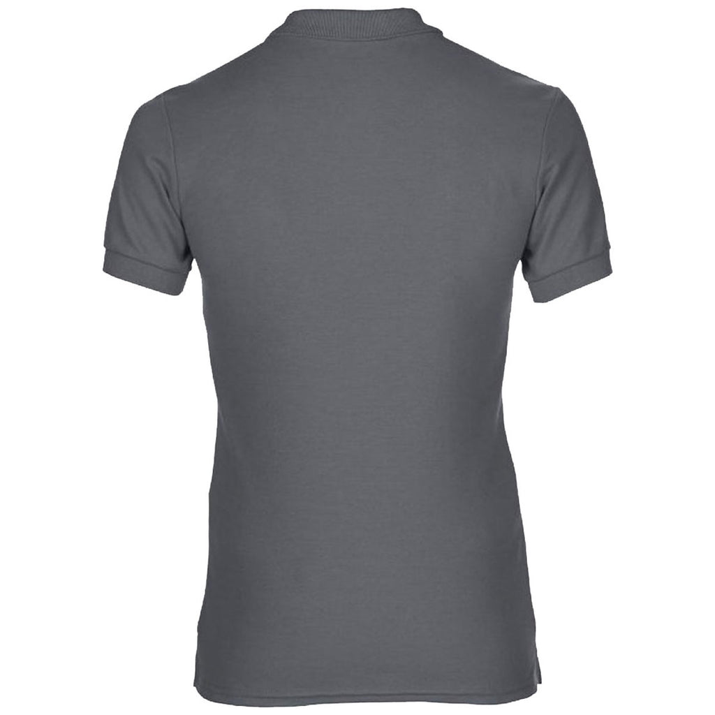 Gildan Women's Charcoal DryBlend Double Pique Polo Shirt