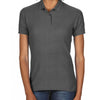 Gildan Women's Dark Heather DryBlend Double Pique Polo Shirt