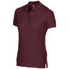 Gildan Women's Maroon DryBlend Double Pique Polo Shirt