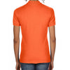 Gildan Women's Orange DryBlend Double Pique Polo Shirt