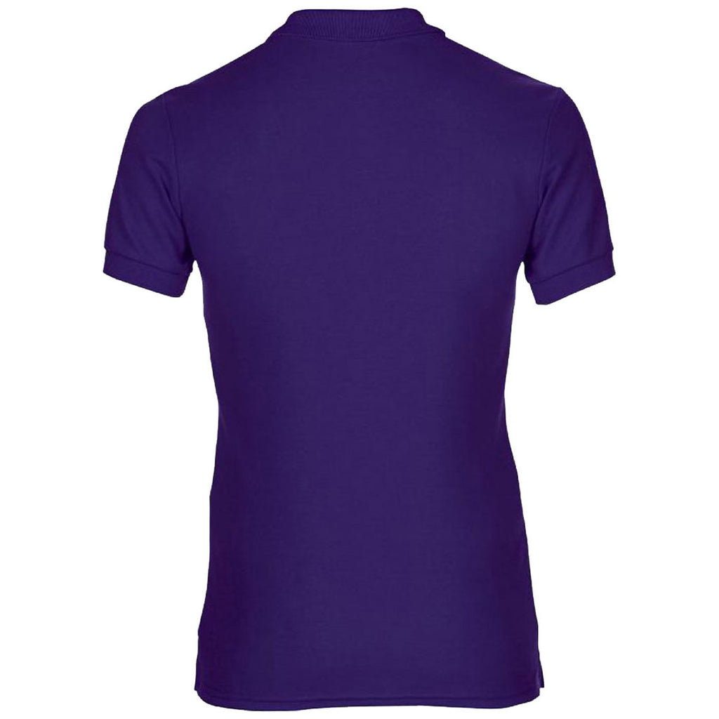 Gildan Women's Purple DryBlend Double Pique Polo Shirt