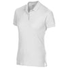 Gildan Women's White DryBlend Double Pique Polo Shirt