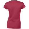 Gildan Women's Antique Cherry Red SoftStyle Fitted Ringspun T-Shirt