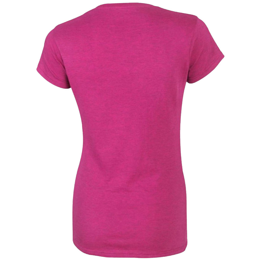 Gildan Women's Antique Heliconia SoftStyle Fitted Ringspun T-Shirt