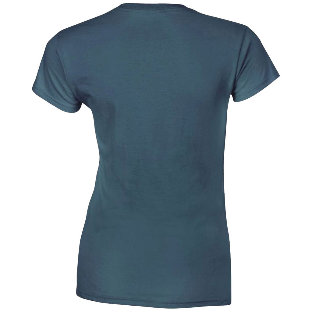 Gildan Women's Indigo SoftStyle Fitted Ringspun T-Shirt