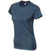 Gildan Women's Indigo SoftStyle Fitted Ringspun T-Shirt