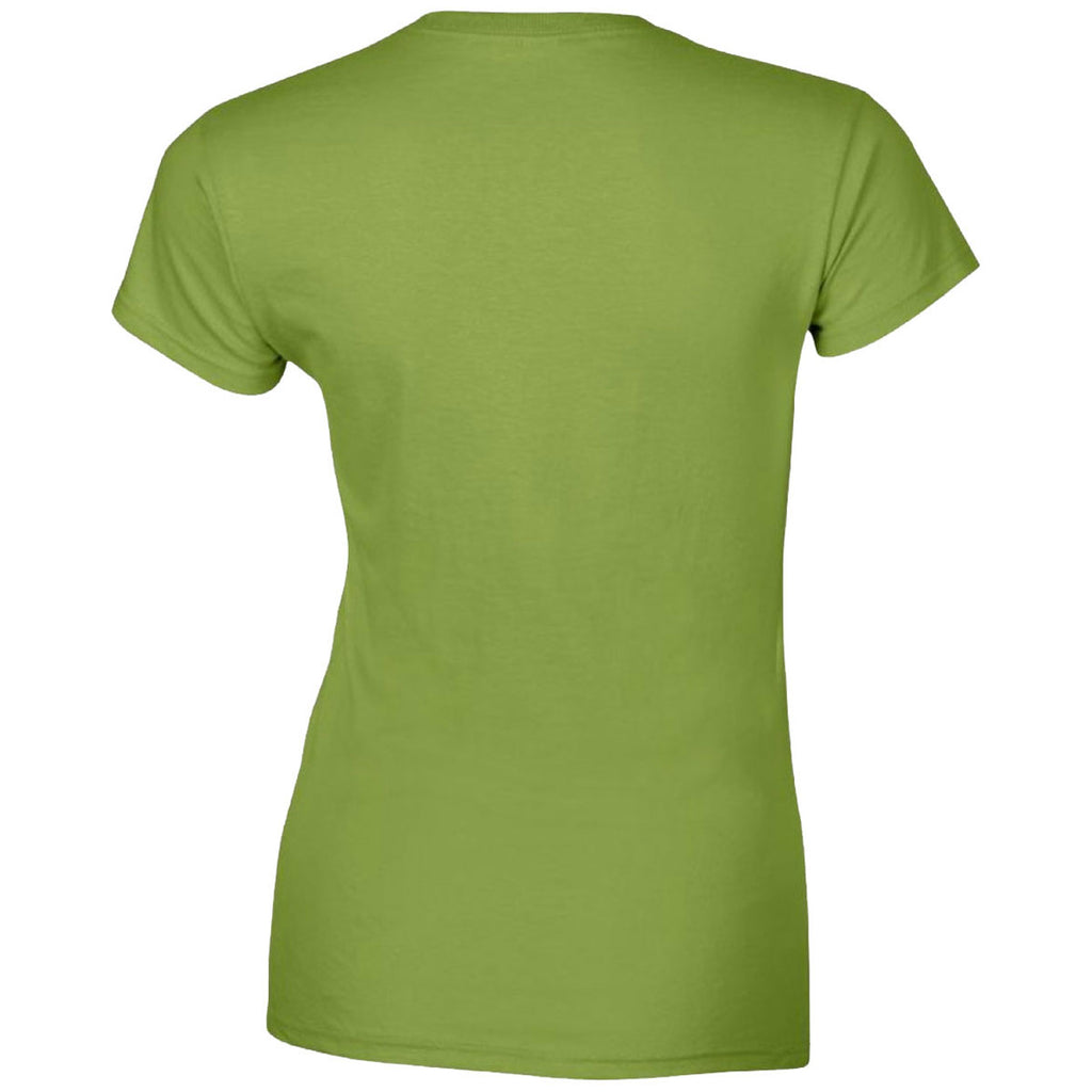 Gildan Women's Kiwi SoftStyle Fitted Ringspun T-Shirt