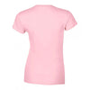 Gildan Women's Light Pink SoftStyle Fitted Ringspun T-Shirt